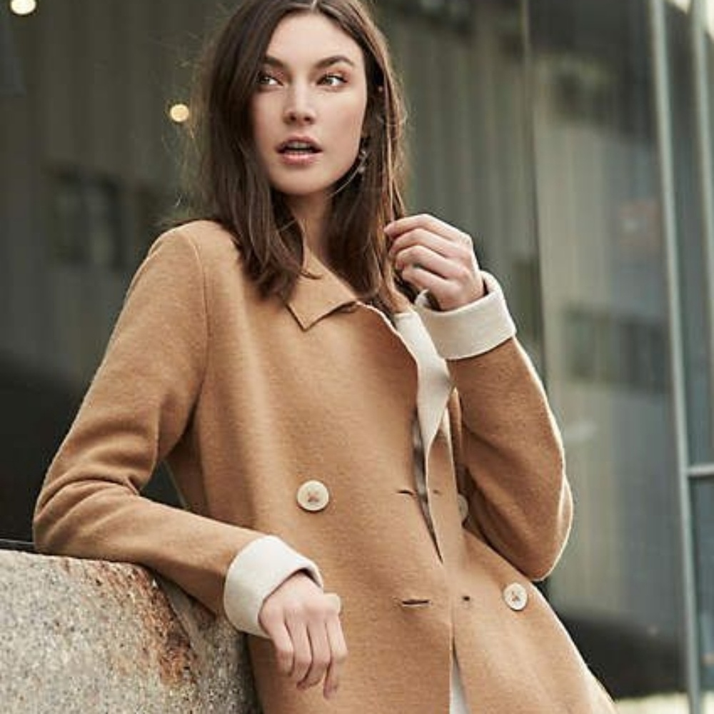 Anthropologie boiled wool blazer/jacket size M